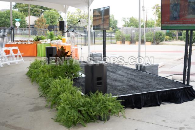Rental store for 12  X 16  Stage in Dallas TX