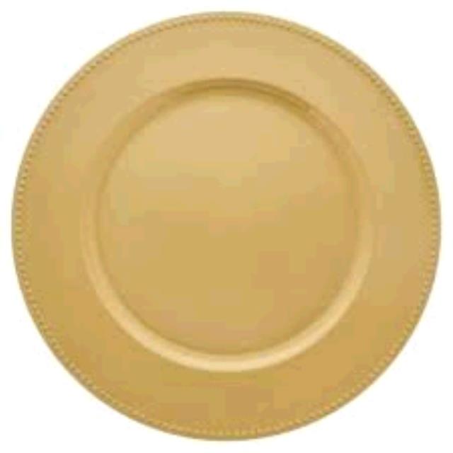Rental store for Gold Charger Plate in Dallas TX