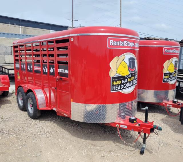 Rental store for 6  X 16  Stock Trailer in Dallas TX