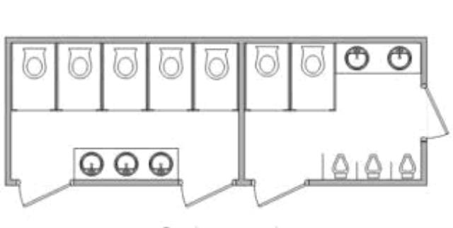 Rental store for Restroom Trailer 5Fs 3U 2Ms in Dallas TX
