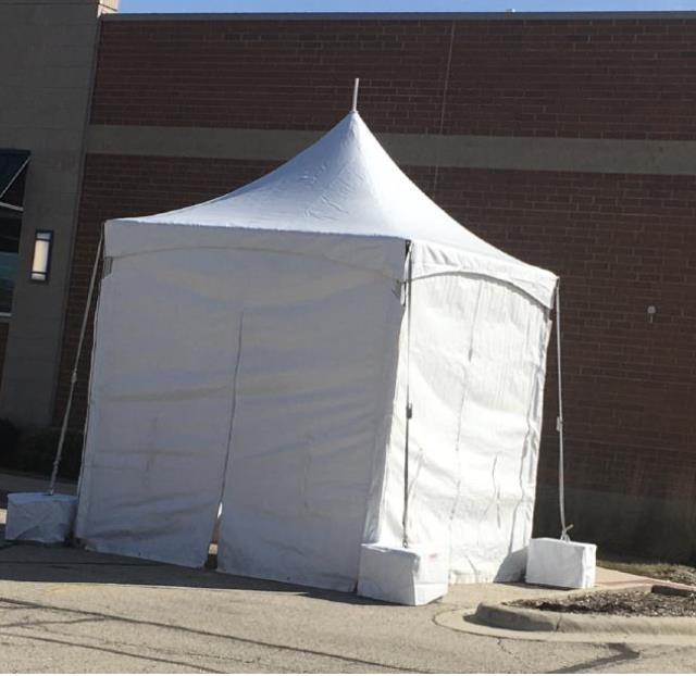 Rental store for 10 X10  Testing Station in Dallas TX