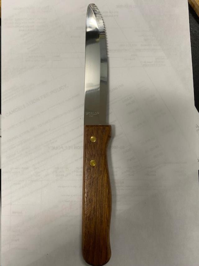 Rental store for Steak Knife Large Wood Handled in Dallas TX