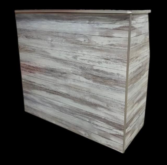 Rental store for White Washed Grain Portable Bar in Dallas TX