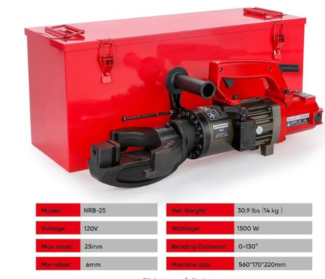 Where to find Electric Hydraulic Rebar Bender in Dallas